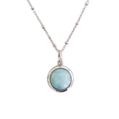 collier pastille amazonite