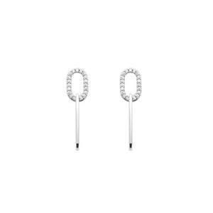 boucles d'oreilles Delphine - argent massif