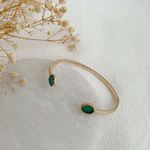 bracelet jonc aventurine